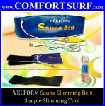 VELFORM Sauna Slimming Belt Fat Burn & Quick Lose Weight